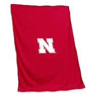 College Sweatshirt Oversized Throw - University of Nebraska