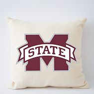 College Pillow - Mississippi State University
