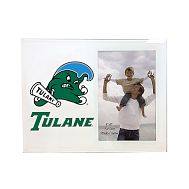 Collegiate Glass Photo Frame - Tulane University
