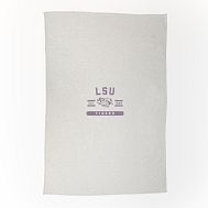 College Oatmeal Sweatshirt Oversized Throw - Louisiana State University