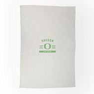 College Oatmeal Sweatshirt Oversized Throw - University of Oregon