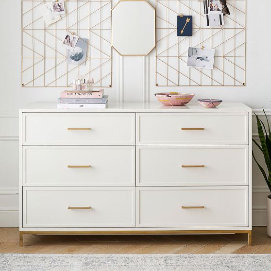 plain white dresser Robbinsdale this dresser features four spacious drawers that slide smoothly on a metal glide system Made Goods Jarin 60" Dresser