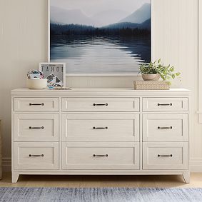 Hampton 9-Drawer Wide Dresser (63.5w x 21d")