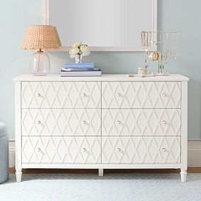 AERIN Lattice 6-Drawer Dresser (56w x 19d")