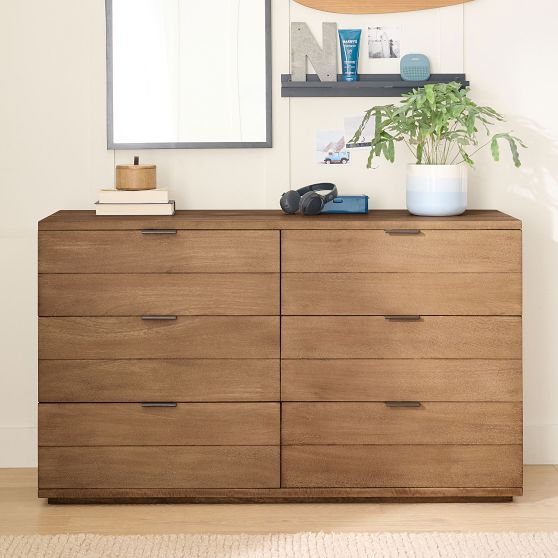 ti amo castello dresser weathered brown Woodmont 8-Drawer Dresser Rustic Golden Brown