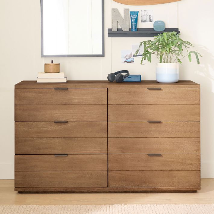 Stinson 6-Drawer Dresser, Heirloom Wheat | Pottery Barn Teen Stinson 6-Drawer Dresser, Heirloom Wheat | Pottery Barn Teen