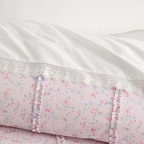 LoveShackFancy Floral Lace Sheet Set