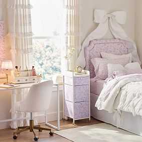 Tufted Swivel Desk Chair