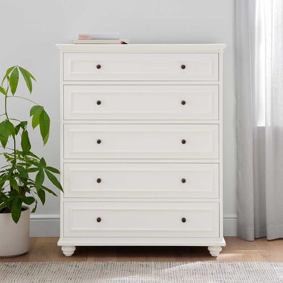 white christmas dresses Mid Century Teak Danish Tall Tallboy 8-Drawer Dresser main image 0