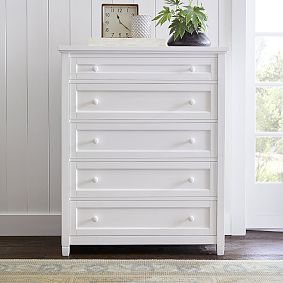Beadboard Chest of Drawers, 5-Drawer (36w x 19d")