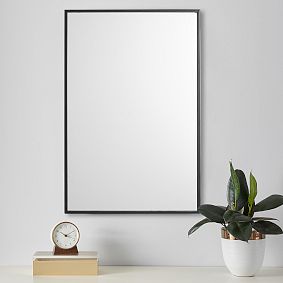 Rectangular Metal Framed Mirror (20"x30")