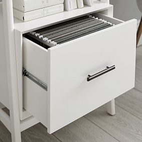 west elm x pbt Mid-Century Bookshelf with Storage Drawer (22")