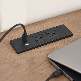 Kearny Smart Storage Desk &amp; Cubby Bookcase Set (106")