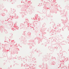 LoveShackFancy Damask Pink Floral Wallpaper