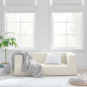 Piped Cushy Complete Loveseat (65")
