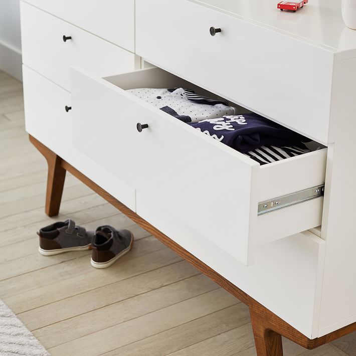 west elm x pbt Modern 6-Drawer Dresser | Pottery Barn Teen