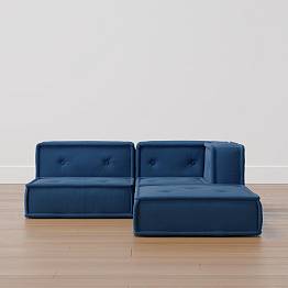 Cushy Lounge Sectional Set (64")