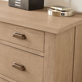 Turner Single Pedestal Storage Desk &amp; Bookcase Set (107.5")