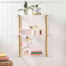 Metal Acrylic Bookcase (24"x25")