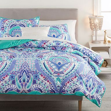 Kaleidoscope Girls Comforter + Sham | Pottery Barn Teen