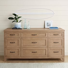 Hampton 9-Drawer Wide Dresser (63.5w x 21d")