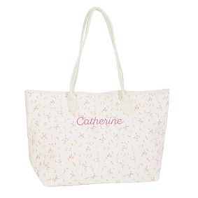 LoveShackFancy Pink Ditsy Tote Bag
