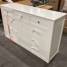 Open Box: Auburn 9-Drawer Grand Dresser (64"W x 19"D) - Simply White