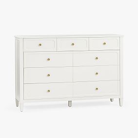 Open Box: Auburn 9-Drawer Grand Dresser (64"W x 19"D) - Simply White
