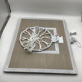 Open Box: Backlit Basketball Hoop (30"x24") - Brushed Fog