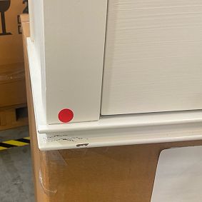 Open Box: Charlotte 3-Drawer Nightstand (20.75") - Heritage White