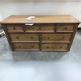Open Box: Evelyn 7-Drawer Dresser (54w x 19d") - Aged Oak