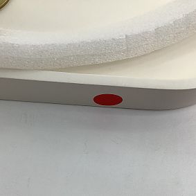Open Box: Glam LED Light-Up Vanity Mirror (18"x19") - White &amp; Gold