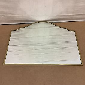 Open Box: Gold Double Wide Arch Mirror (44" x 33")