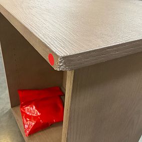 Open Box: Kearny 2-Cubby Bookcase without Base (24.5") - Seadrift