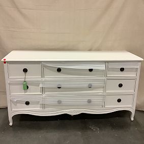 Open Box: LoveShackFancy 9 Drawer Dresser (63.5") - Soft White