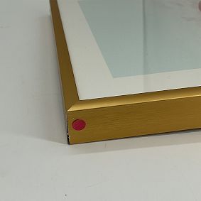 Open Box: Pink Umbrella Art, 8"x10" - Gold Frame