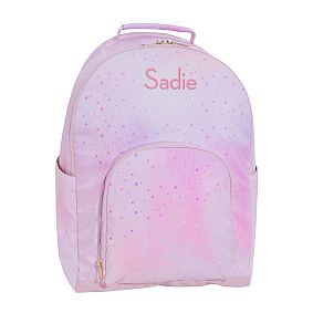 Gear-Up Watercolor Iridescent Confetti Backpack, Large