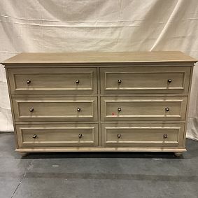 Open Box: Chelsea 6-Drawer Wide Dresser (58.5"W x 19"D) - Seadrift