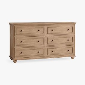Open Box: Chelsea 6-Drawer Wide Dresser (58.5"W x 19"D) - Seadrift