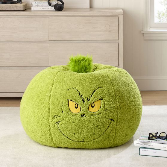 Large Dr. Seuss's The Grinch™ Bean Bag Chair | Pottery Barn Teen