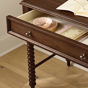 Chris Loves Julia Turned Wood Vanity Desk (40")
