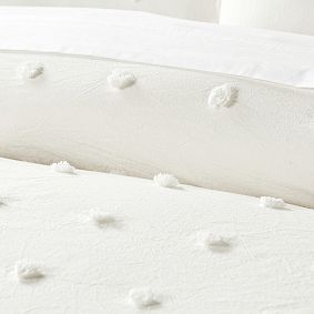 Tufted Dot Duvet Cover