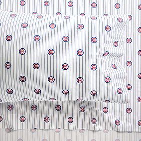 <em>MLB</em>™<em>Chicago Cubs</em>™ Stripe Organic Sheet Set