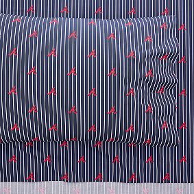 <em>MLB</em>™<em>Atlanta Braves</em>™ Stripe Organic Sheet Set