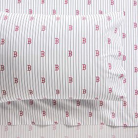<em>MLB</em>™<em>Boston Red Sox</em>™ Stripe Organic Sheet Set