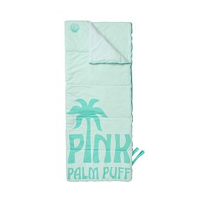 Pink Palm Puff Sleeping Bag