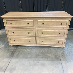 Open Box: Chelsea 6-Drawer Wide Dresser (58.5"W x 19"D) - Seadrift
