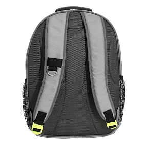 Colour Block Backpack and Cold Pack Lunch Box Bundle, Yellow and Grey