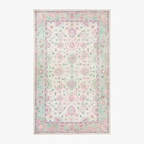 Roller Rabbit Rosebud Medallion Rug