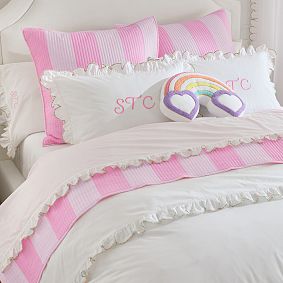 Stoney Clover Lane Rainbow Scallop Duvet Cover